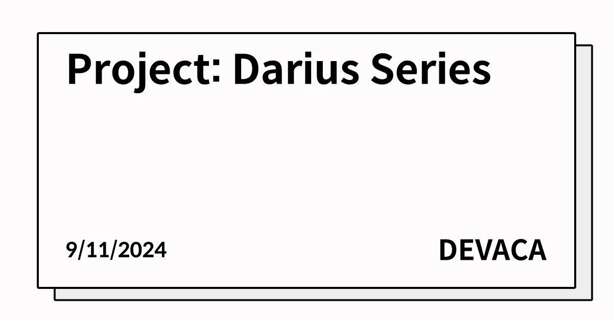 Head image of Project: Darius